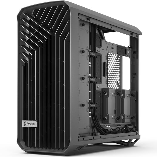 Fractal design torrent gray tg light tint midi tower behuizing (grijs | 2x usb-a | 1x usb-c | tempered glass)