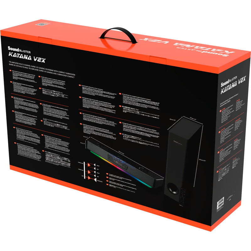 Afbeelding laden in galerijviewer, Creative sound blaster katana v2x soundbar (zwart)
