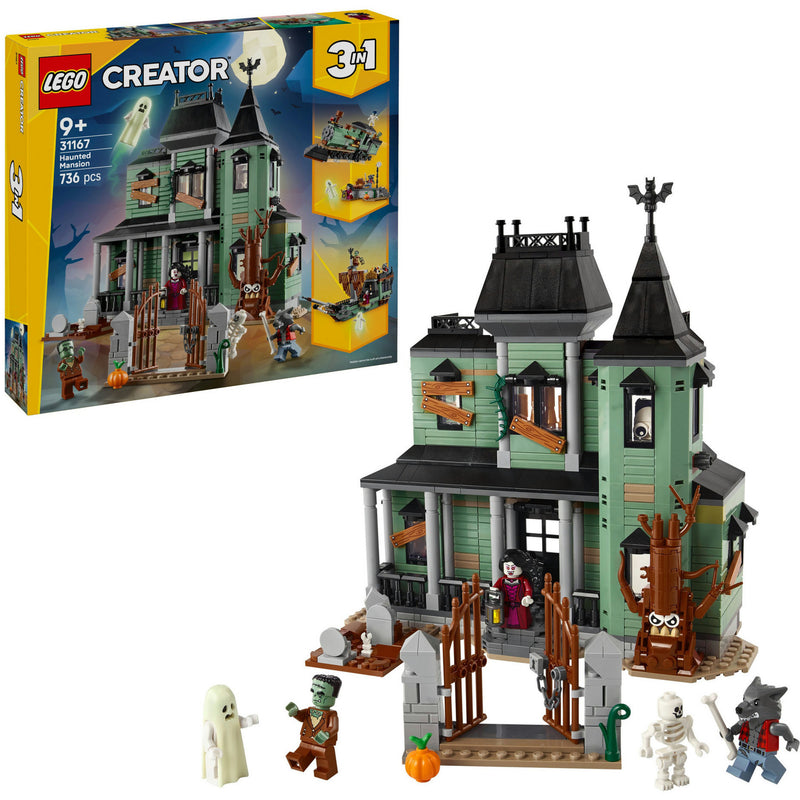 Afbeelding laden in galerijviewer, Lego ® creator 3in1 spookhuis - 31167
