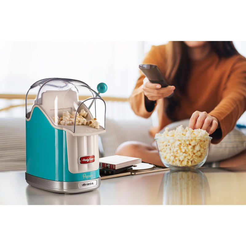 Afbeelding laden in galerijviewer, Ariete party time pop corn maker 2958 01 popcornmaker (lichtblauw)
