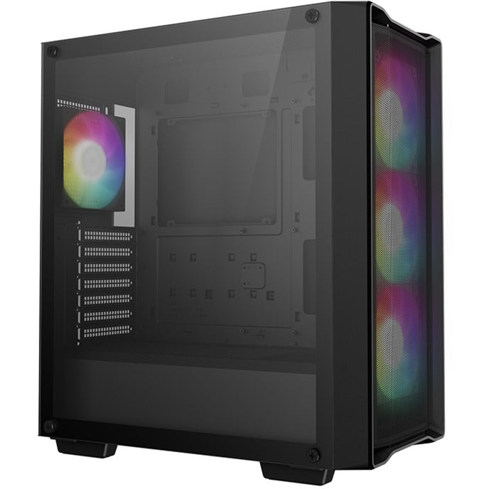 Afbeelding laden in galerijviewer, Deepcool cc560 mesh v2 midi tower behuizing (zwart | 2x usb-a | rgb | window)
