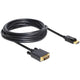 Delock displayport > dvi 24+1 adapter (zwart, 5 meter)
