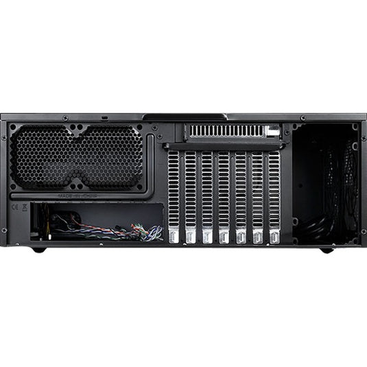 Silverstone sst-gd09b htpc behuizing (zwart | 2x usb-a)