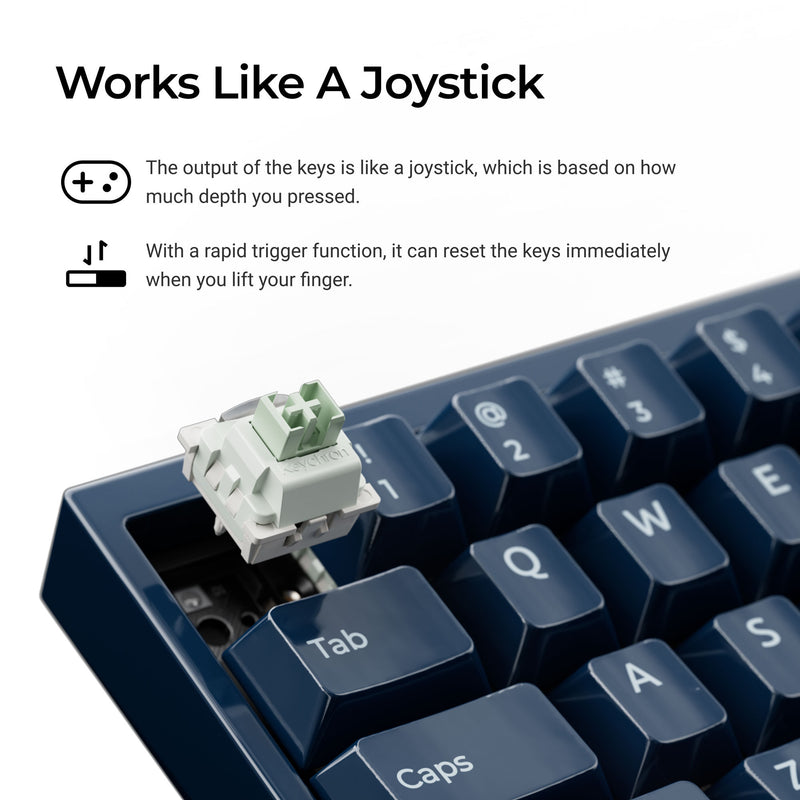 Afbeelding laden in galerijviewer, Keychron q16 he 8k magnetic switch keyboard (blauw, us lay-out (qwerty), ultra-fast lime, 65%, rgb, hot swap, 8k)
