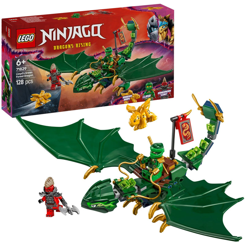 Afbeelding laden in galerijviewer, Lego ninjago 71829 lloyds groene bosdraak
