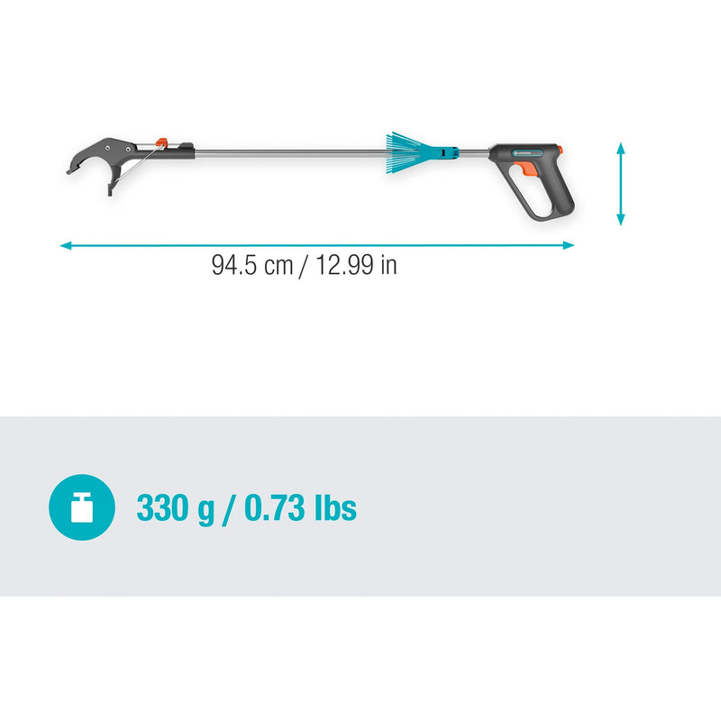 Afbeelding laden in galerijviewer, Gardena grijper 4-in-1 (grijs turquoise)
