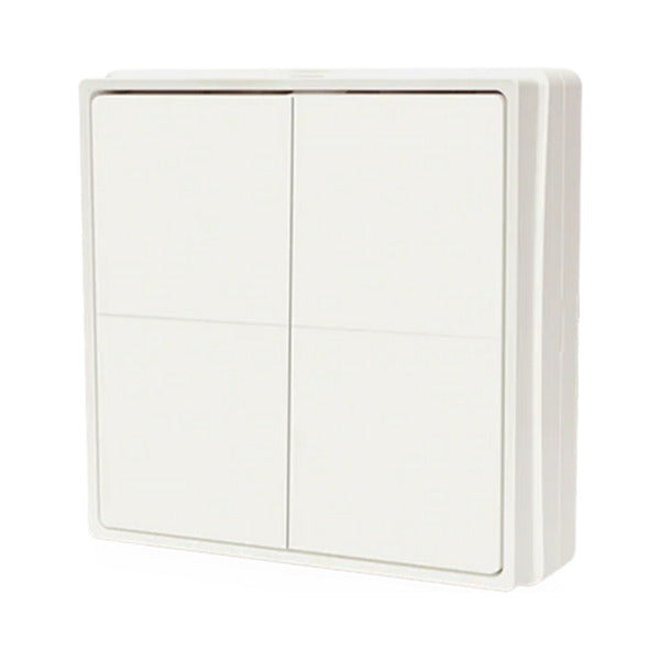 Afbeelding laden in galerijviewer, Shelly blu wall switch 4 (stand alone) schakelaar (wit, bluetooth 4.2)
