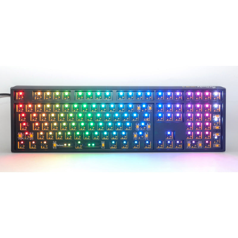 Afbeelding laden in galerijviewer, Ducky one 3 ansi layout barebone rgb mechanisch toetsenbord (zwart, us lay-out (qwerty), 100%, rgb leds, hot swap, barebone)
