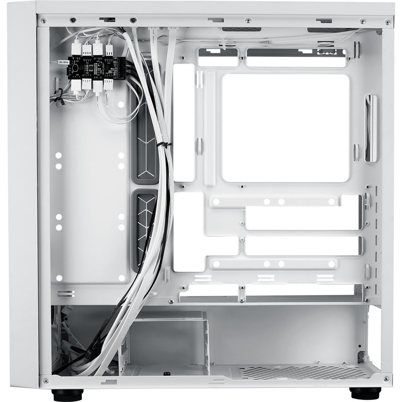 Afbeelding laden in galerijviewer, Cooler master masterbox 600 midi tower behuizing (wit | 2x usb-a | 1x usb-c | rgb | tempered glass)
