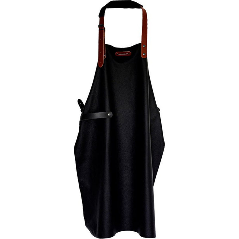Afbeelding laden in galerijviewer, Kamado joe leren schort (bruin, one size fits all)
