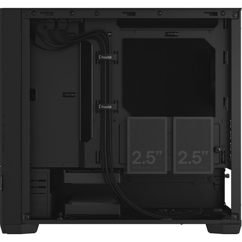 Afbeelding laden in galerijviewer, Fractal design pop mini silent black solid midi tower behuizing (zwart | 2x usb-a)
