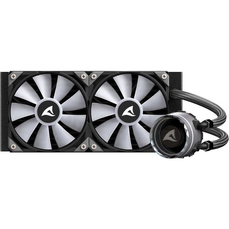 Afbeelding laden in galerijviewer, Sharkoon s80 rgb waterkoeling (zwart, 4-pins pwm fan-connector)
