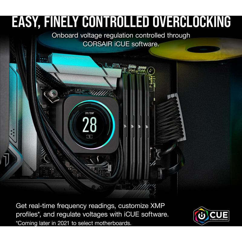 Afbeelding laden in galerijviewer, Corsair vengeance 32 gb ddr5-6000 (2x 16 gb) werkgeheugen (zwart, cmk32gx5m2b6000c30, xmp 3.0)
