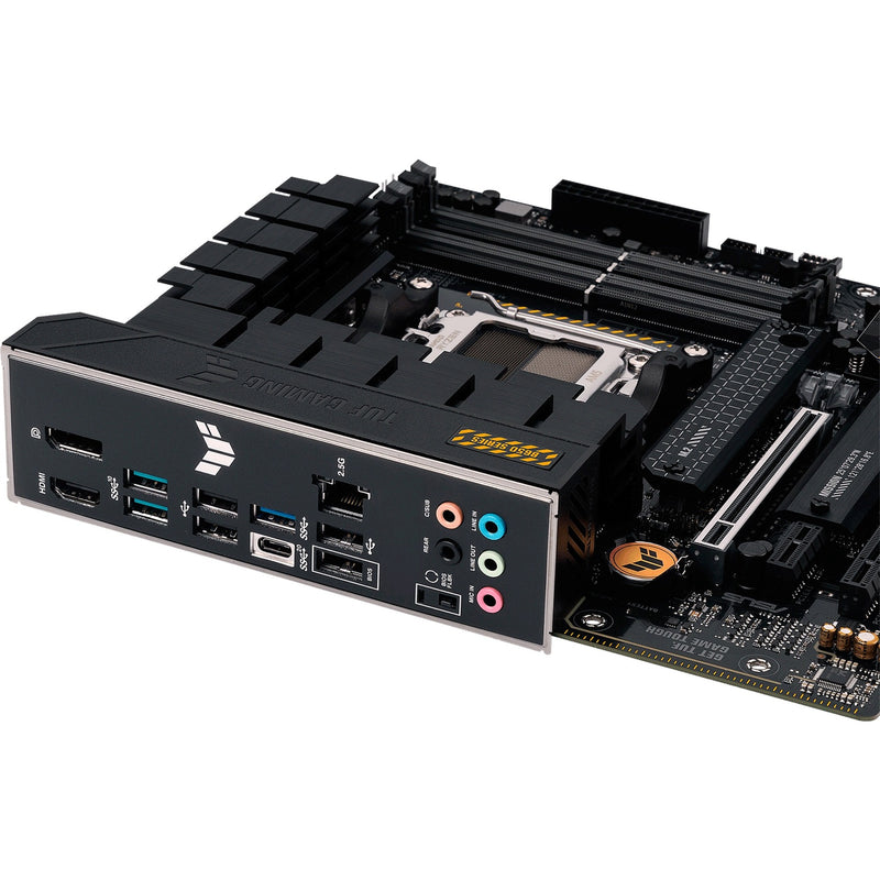 Afbeelding laden in galerijviewer, Asus tuf gaming b650m-plus socket am5 moederbord (zwart, raid, 2.5 gb-lan, sound, µatx)
