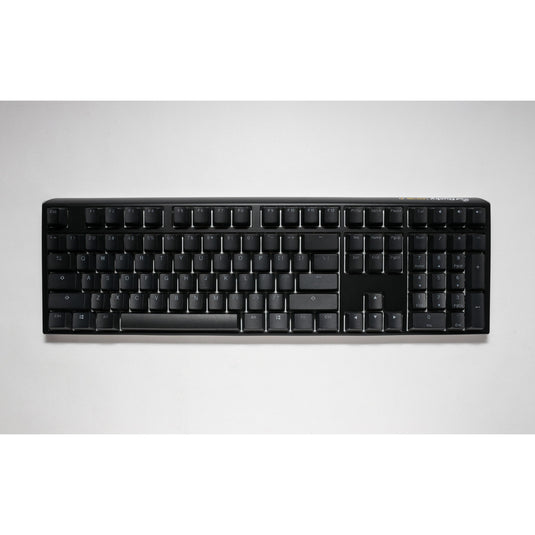 Ducky one 3 classic, toetsenbord (zwart wit, us lay-out, cherry mx red, rgb led, double-shot pbt, hot-swappable, quack mechanics)