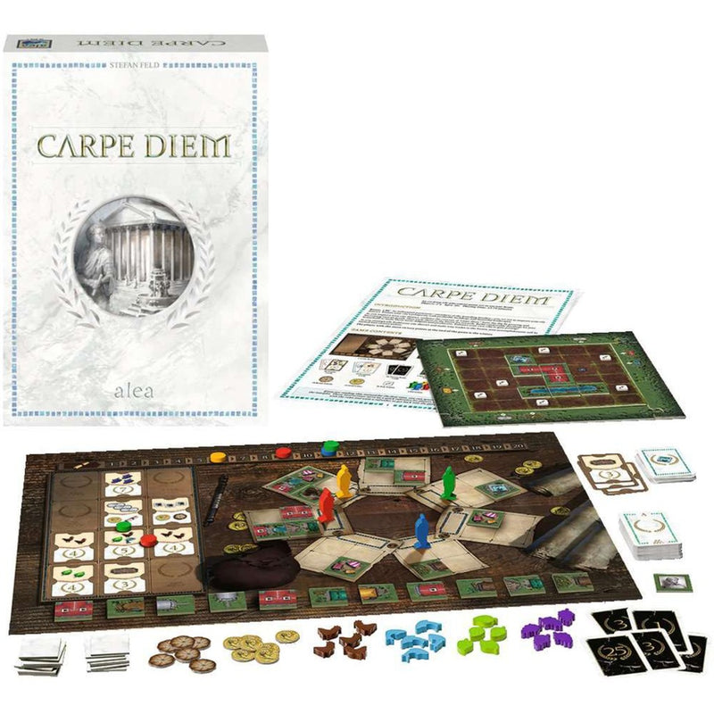 Afbeelding laden in galerijviewer, Ravensburger carpe diem bordspel (engels, 2 - 4 spelers, 45 - 75 minuten, vanaf 10 jaar))
