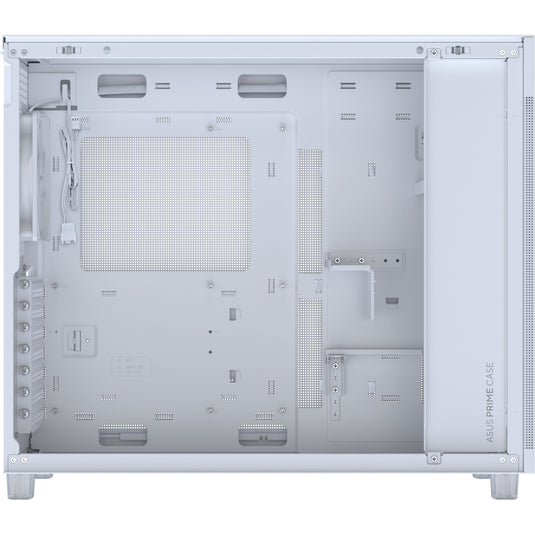 Asus prime ap303 - mesh panel midi tower behuizing (wit | 2x usb-a | 1x usb-c)