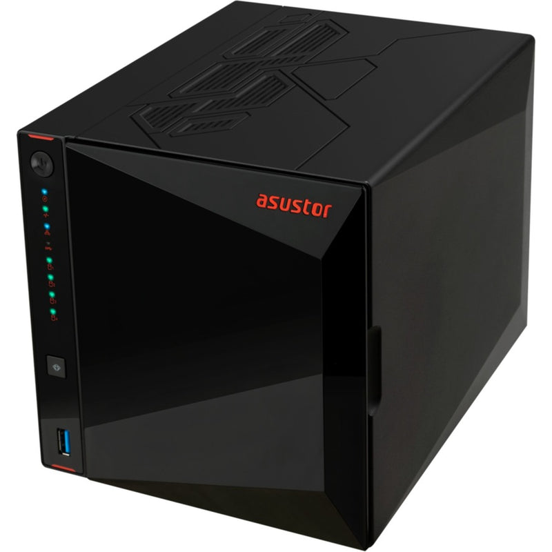 Afbeelding laden in galerijviewer, Asustor nimbustor 4 as5404t nas (zwart, 2x lan, usb, hdmi)

