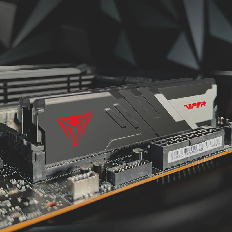 Afbeelding laden in galerijviewer, Patriot viper venom 32 gb ddr5-7000 (2x 16 gb) werkgeheugen (zwart, pvv532g700c32k, xmp 3.0)
