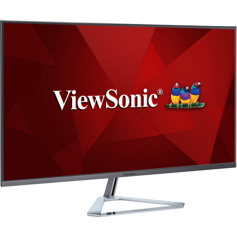 Afbeelding laden in galerijviewer, Viewsonic vx3276-mhd-3 31.5 monitor (zwart (mat) zilver, 1x hdmi, 1x displayport, vga, audio)
