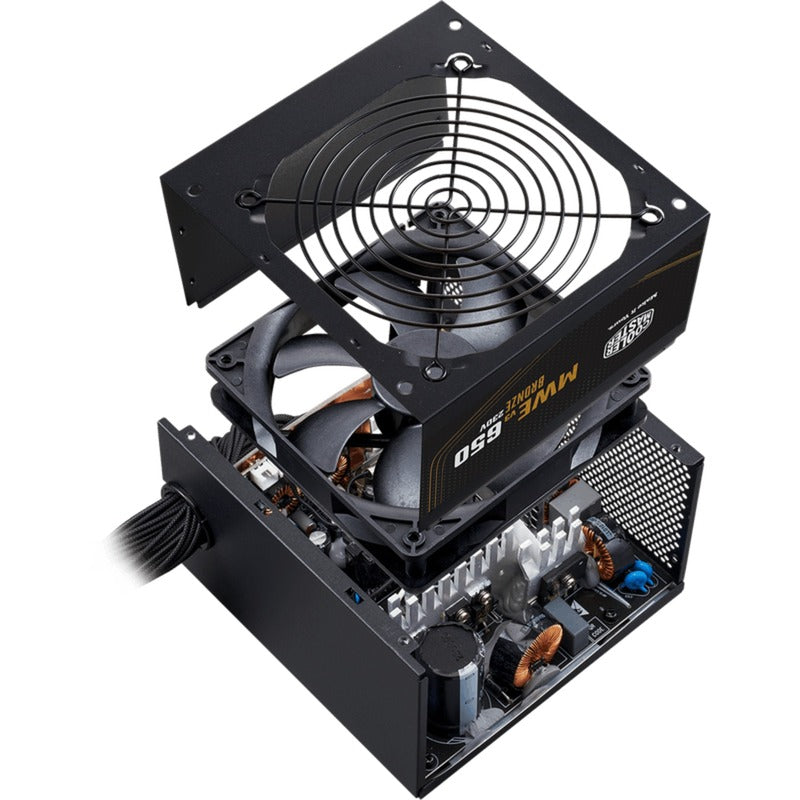 Afbeelding laden in galerijviewer, Cooler master mwe 650 bronze v3 650 watt voeding (zwart, 4x pcie)
