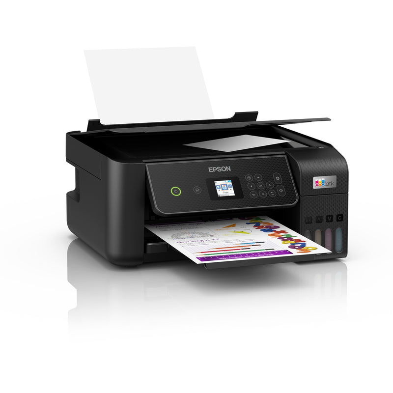 Afbeelding laden in galerijviewer, Epson ecotank et-2870 a4 multifunctionele wi-fi-printer met inkttank all-in-one inkjetprinter (zwart, scannen, kopiëren, inclusief tot 3 jaar inkt)
