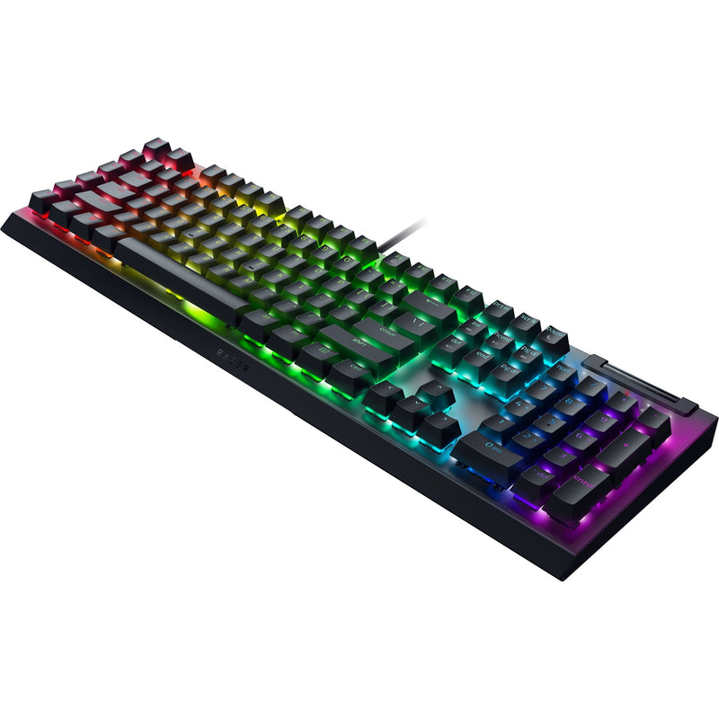 Afbeelding laden in galerijviewer, Razer blackwidow v4 x, gaming toetsenbord (zwart, us lay-out, green, rgb leds, doubleshot abs)
