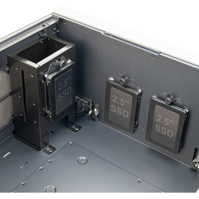 Afbeelding laden in galerijviewer, Silverstone crown 04 htpc behuizing (donkergrijs | 4x usb-a | 1x usb-c)

