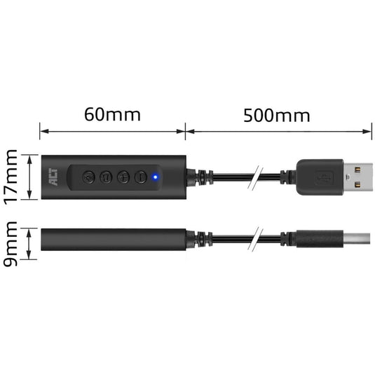 Act connectivity usb-a externe geluidskaart (zwart)