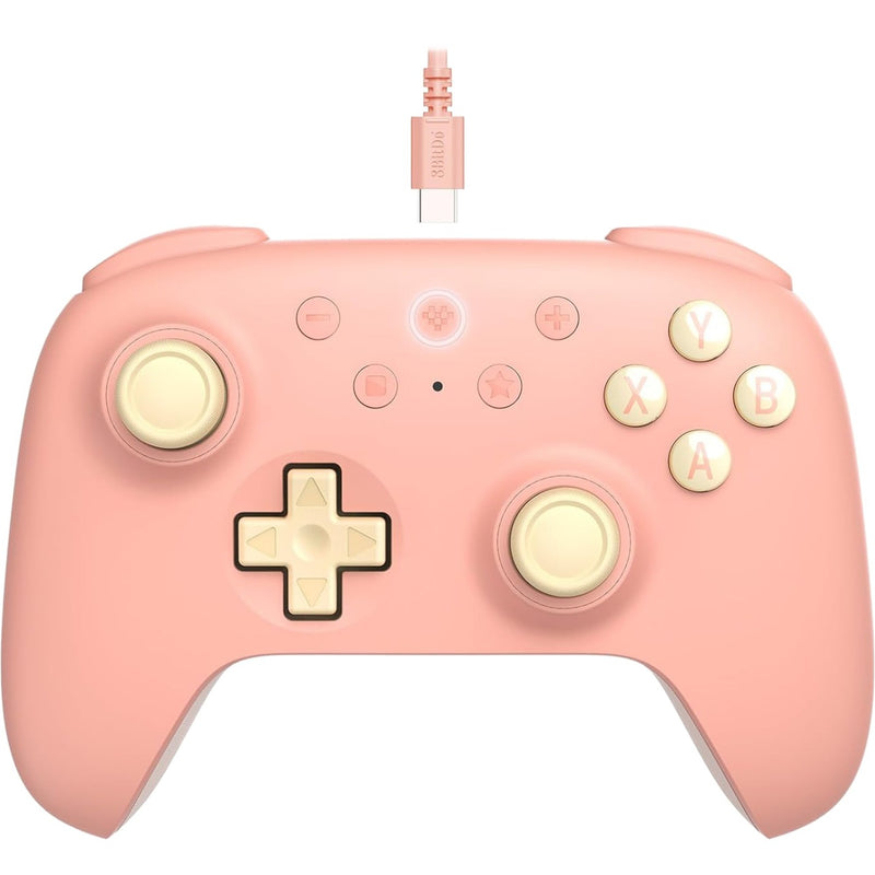 Afbeelding laden in galerijviewer, 8bitdo ultimate 2c wired gamepad (perzik lichtgeel)
