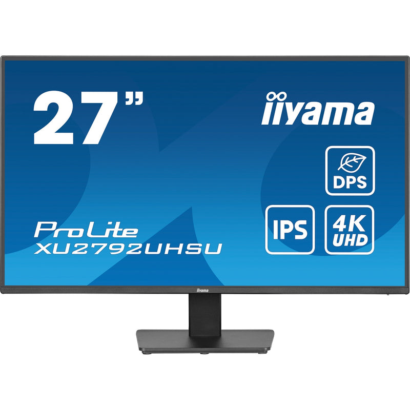 Afbeelding laden in galerijviewer, Iiyama prolite xu2792uhsu-b6 27 4k uhd monitor (zwart, hdmi, displayport, 3x usb-a, usb-b, usb-c)
