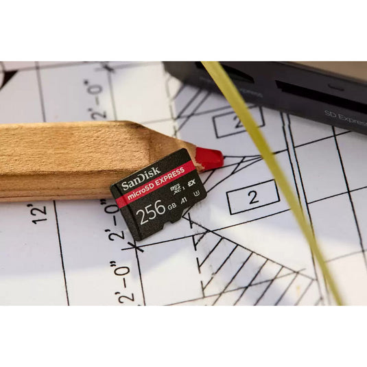 Sandisk microsd express 128 gb geheugenkaart (zwart, class 3 (u3))