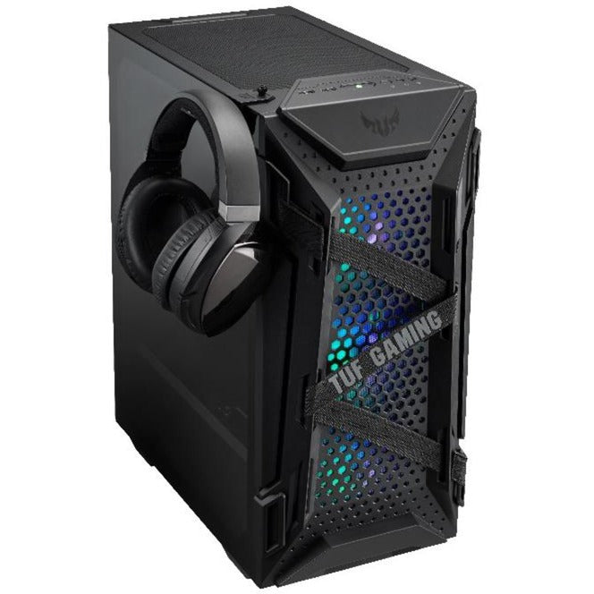 Afbeelding laden in galerijviewer, Asus tuf gaming gt301 midi tower behuizing (zwart | 2x usb-a | rgb | tempered glass)
