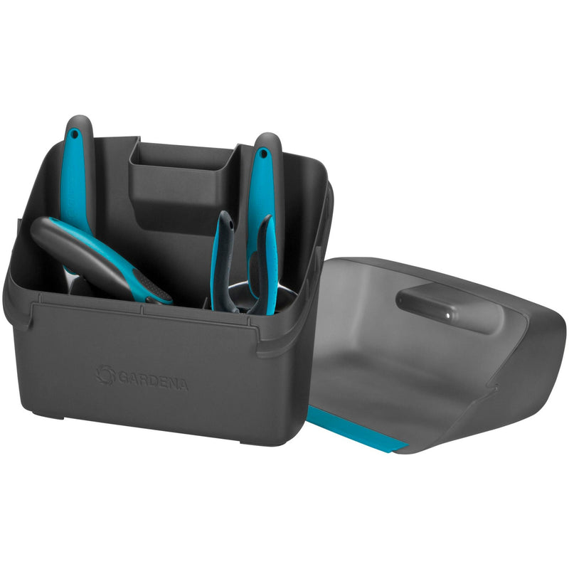 Afbeelding laden in galerijviewer, Gardena citygardening balkonbox tuinset (turquoise grijs, 08971-20)
