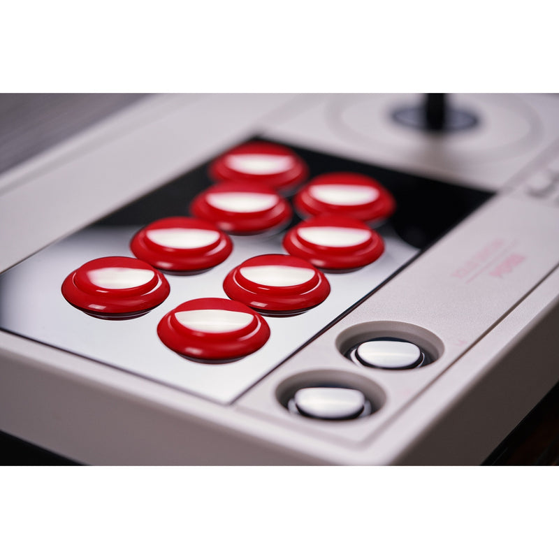 Afbeelding laden in galerijviewer, 8bitdo arcade stick joystick (grijs, switch 1, switch 2, pc, bluetooth 2.4g usb-c)

