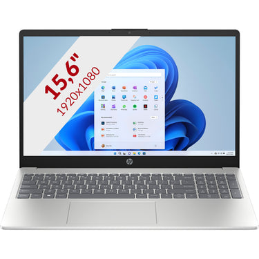 Hp 15-fc0076nd (bn6m8ea) 15.6 laptop (zilver | ryzen 7 7730u | radeon graphics | 16 gb | 512 gb ssd)