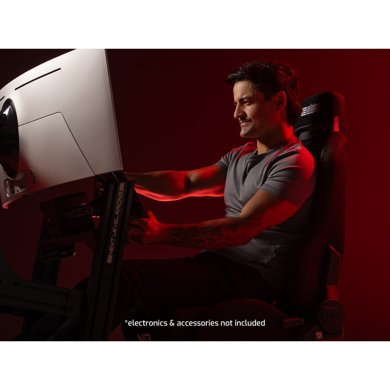 Afbeelding laden in galerijviewer, Next level racing ers3 haptic feedback sim racing seat racestoel (zwart)
