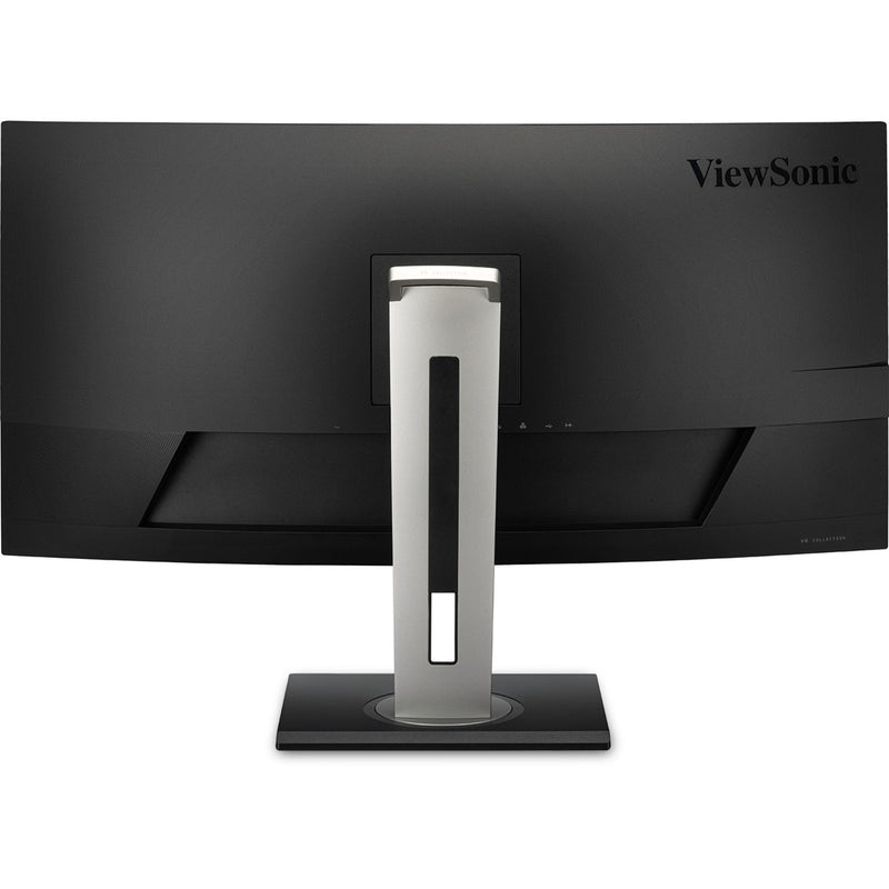 Afbeelding laden in galerijviewer, Viewsonic uwqhd curved docking monitor vg3456c 34 ultrawide (zwart (mat), 2x hdmi, 1x displayport, usb-a, usb-b, usb-c, lan, audio)
