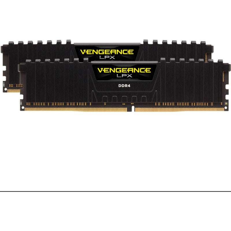 Afbeelding laden in galerijviewer, Corsair vengeance lpx 32 gb ddr4-3200 (2x 16 gb) werkgeheugen (zwart, cmk32gx4m2e3200c16, xmp 2.0)
