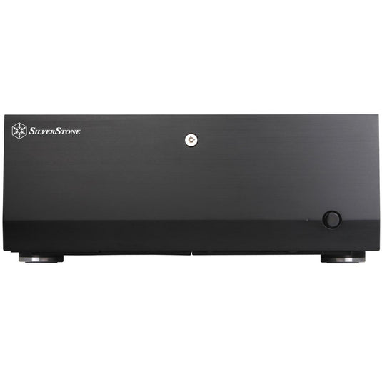 Silverstone sst-gd07b-c htpc behuizing (zwart | 1x usb-a | 1x usb-c)