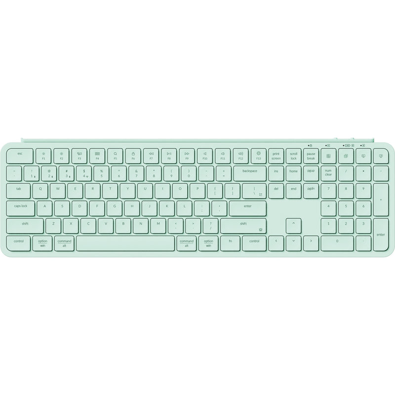 Afbeelding laden in galerijviewer, Keychron b6 pro-k7 toetsenbord (mint, us lay-out (qwerty), scissor switches, 100%, abs, 2.4 ghz | bluetooth 5.2 | usb-c)
