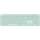 Keychron b6 pro-k7 toetsenbord (mint, us lay-out (qwerty), scissor switches, 100%, abs, 2.4 ghz | bluetooth 5.2 | usb-c)