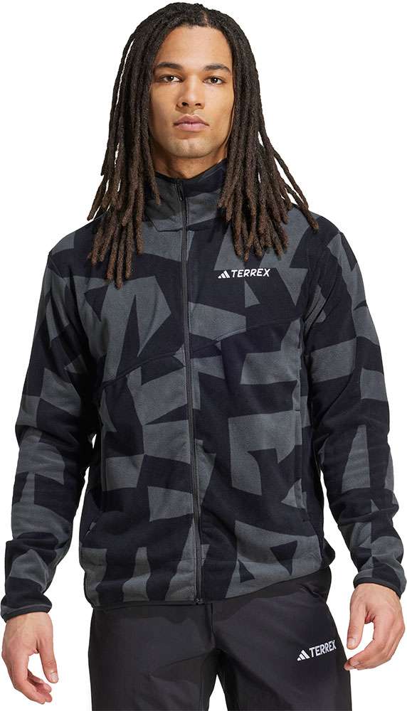 Afbeelding laden in galerijviewer, Adidas terrex multi printed full zip - fleece jacket
