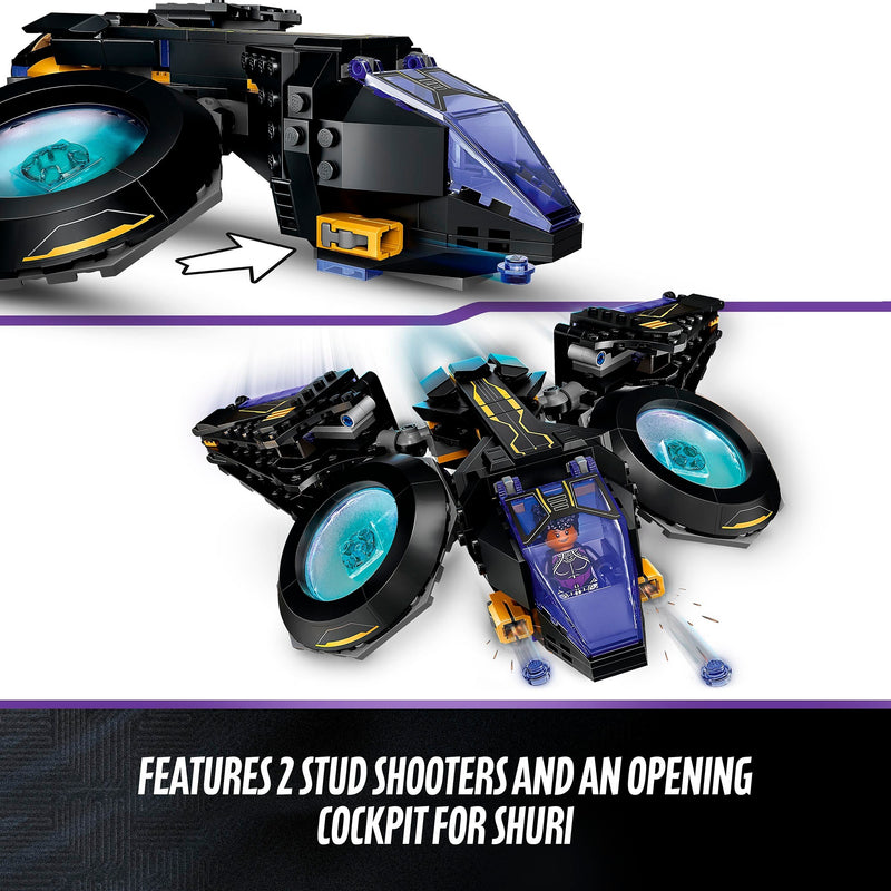 Afbeelding laden in galerijviewer, Lego marvel - shuri's sunbird constructiespeelgoed (76211)
