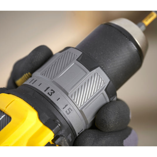 Stanley fatmax v20 18v borstelloze schroefklopboormachine (geel zwart, accu en oplader niet inbegrepen)