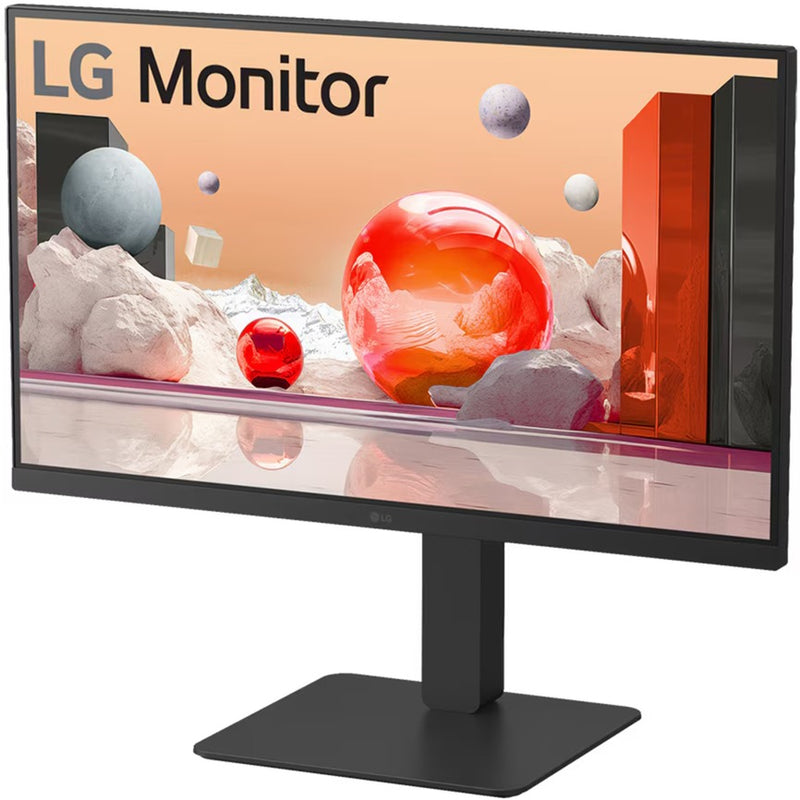 Afbeelding laden in galerijviewer, Lg 27ba650 27 monitor (zwart, hdmi, displayport, audio, usb-c)
