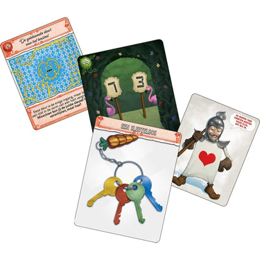 999games 999 games pocket escape room: in wonderland kaartspel (nederlands, 1 - 6 spelers, 60 minuten, vanaf 12 jaar)