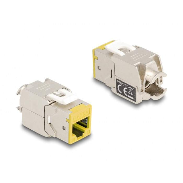 Afbeelding laden in galerijviewer, Delock rj45 jack > lsa cat 6a toolfree keystone module (meerkleurig, 8 stuks)
