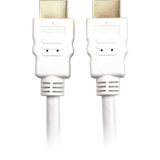 Sharkoon high speed hdmi kabel met ethernet (wit, 2 meter, 4k, verguld)