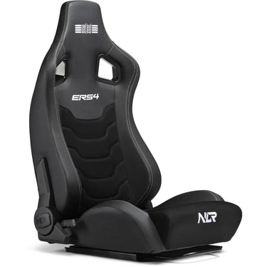 Next level racing ers4 elite reclining seat - pu leder suède edition gamestoel (zwart)